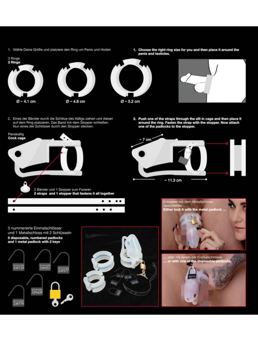 Набор для мужского пояса верности Cock Cage Set - Orion - купить с доставкой в Иваново