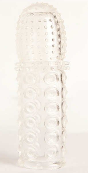 Прозрачная закрытая гелевая насадка - 13,5 см. - Toyfa Basic - в Иваново купить с доставкой Прозрачная закрытая гелевая насадка - 13,5 см. - Toyfa Basic - в Иваново купить с доставкой