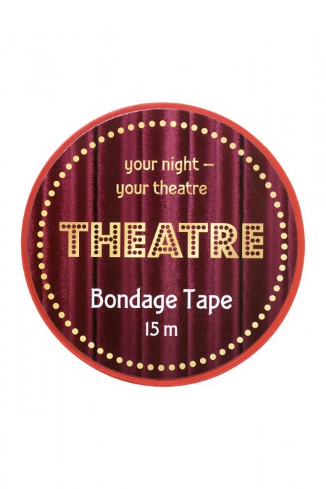 Красный бондажный скотч TOYFA Theatre - 15 м. - ToyFa - купить с доставкой в Иваново