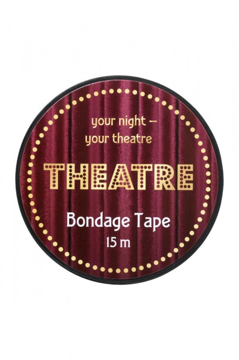 Черный бондажный скотч TOYFA Theatre - 15 м. - ToyFa - купить с доставкой в Иваново
