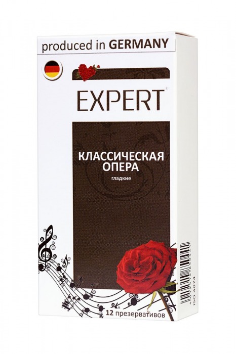 Гладкие презервативы Expert  Классическая опера  - 12 шт. - Expert - купить с доставкой в Иваново