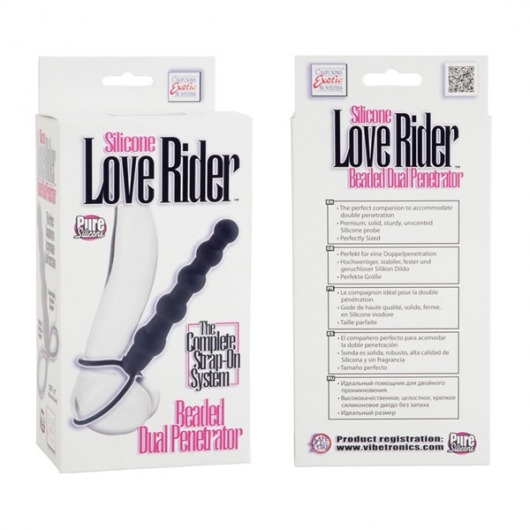 Анальная ёлочка с петлями для крепления на члене - 14,5 см. - California Exotic Novelties - в Иваново купить с доставкой