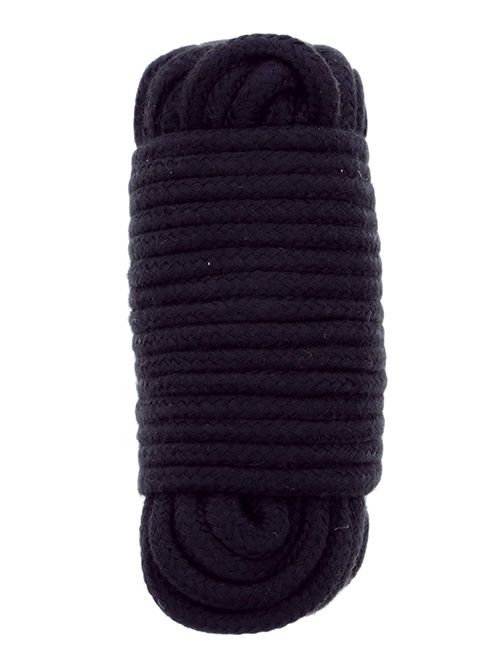 Черная веревка для связывания BONDX LOVE ROPE - 10 м. - Dream Toys - купить с доставкой в Иваново