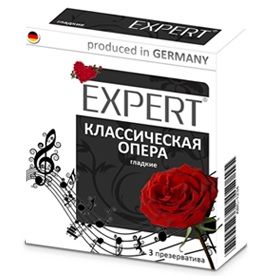 Гладкие презервативы Expert  Классическая опера  - 3 шт. - Expert - купить с доставкой в Иваново