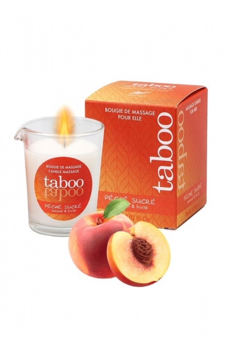 Массажное аромамасло с афродизиаками для женщин RUF Taboo Peche sucre - 60 гр. - RUF - купить с доставкой в Иваново