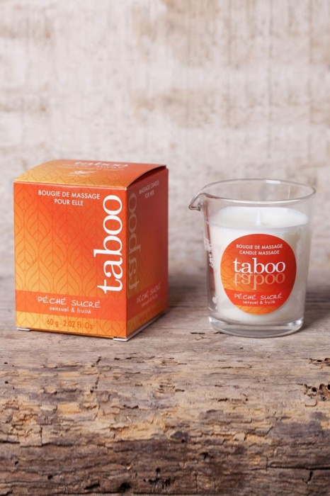 Массажное аромамасло с афродизиаками для женщин RUF Taboo Peche sucre - 60 гр. - RUF - купить с доставкой в Иваново
