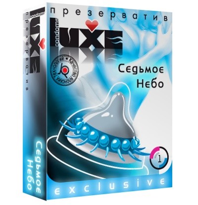 Презерватив LUXE  Exclusive  Седьмое небо  - 1 шт. - Luxe - купить с доставкой в Иваново