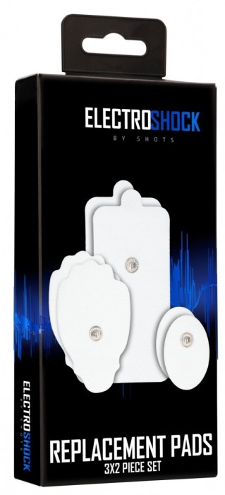 Набор из 6 электронакладок Replacement Pads - Shots Media BV - купить с доставкой в Иваново