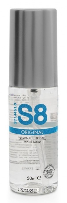 Универсальный лубрикант на водной осноdе S8 Original Lube - 50 мл. - Stimul8 - купить с доставкой в Иваново