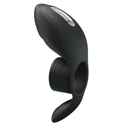 Черное кольцо на пенис с вибрацией Vibration Penis Sleeve - Baile - в Иваново купить с доставкой