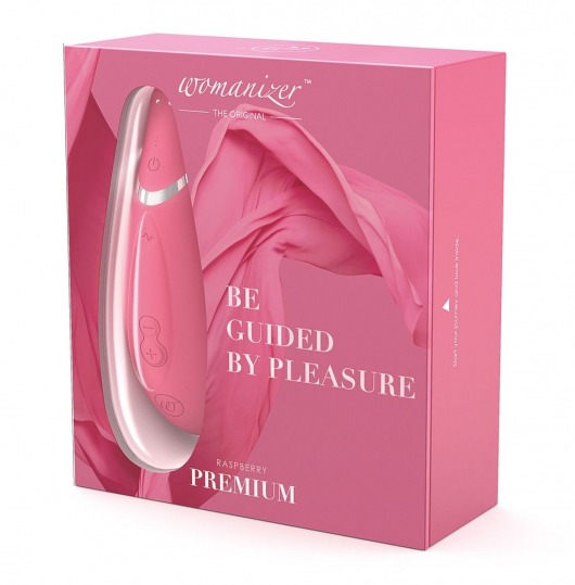 Розовый бесконтактный клиторальный стимулятор Womanizer Premium - Womanizer