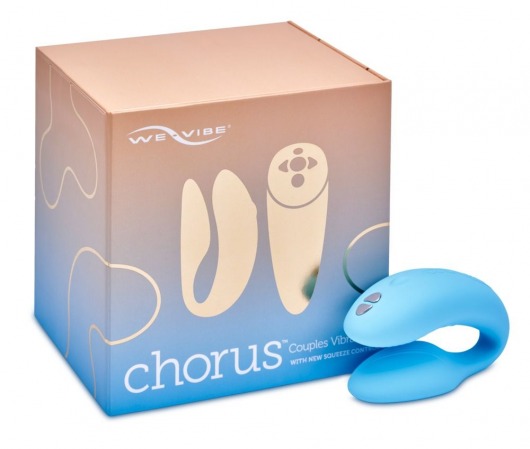 Голубой вибратор для пар We-Vibe Chorus - We-vibe