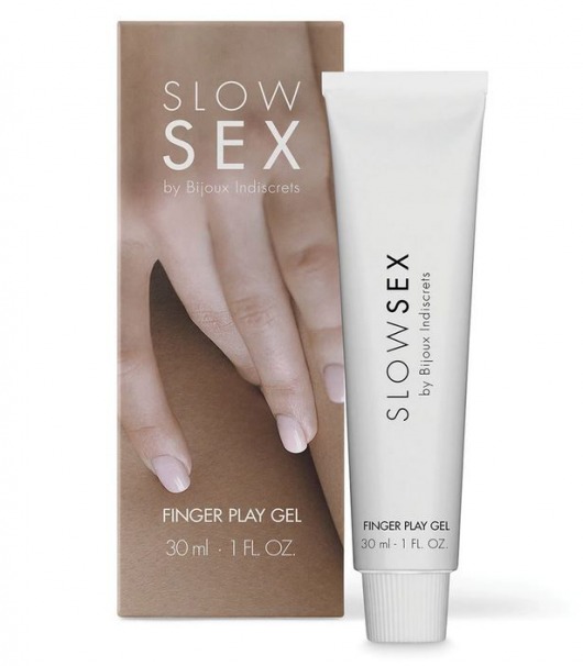 Гель для мастурбации с ароматом кокоса Slow Sex Finger Play Gel - 30 мл. - Bijoux Indiscrets - купить с доставкой в Иваново