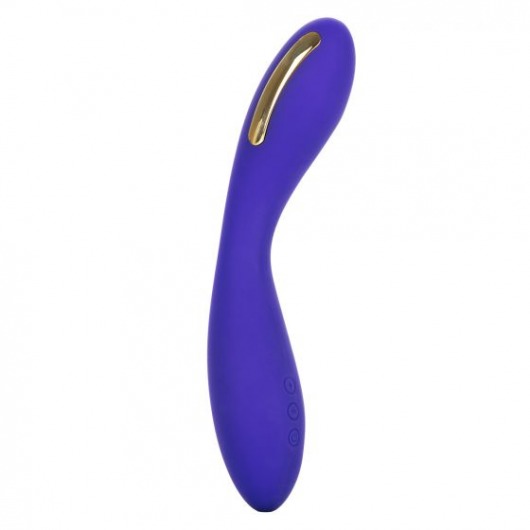 Фиолетовый вибратор с электростимуляцией Intimate E-Stimulator Wand - 21,5 см. - California Exotic Novelties - купить с доставкой в Иваново