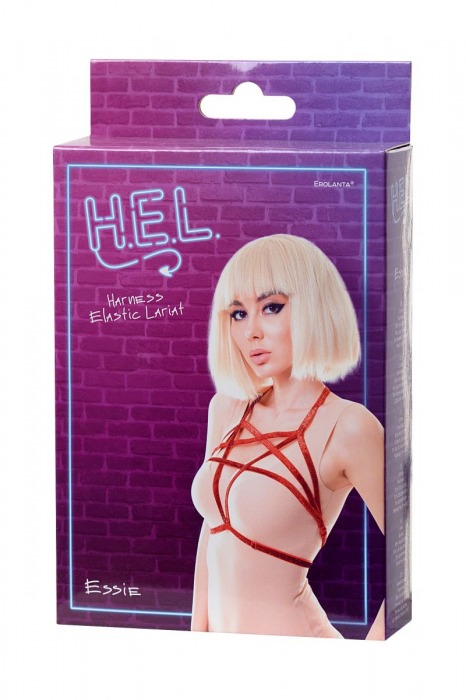 Красная портупея H.E.L. Essie - ToyFa купить с доставкой