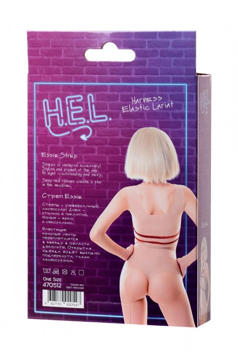 Красная портупея H.E.L. Essie - ToyFa купить с доставкой