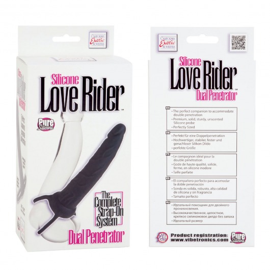 Насадка на пенис Silicone Love Rider Dual Penetrator для двойного проникновения - 14 см. - California Exotic Novelties - в Иваново купить с доставкой