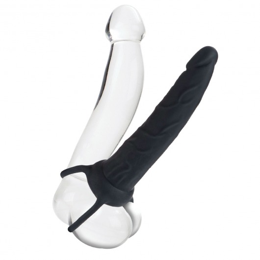 Насадка на пенис Silicone Love Rider Dual Penetrator для двойного проникновения - 14 см. - California Exotic Novelties - в Иваново купить с доставкой