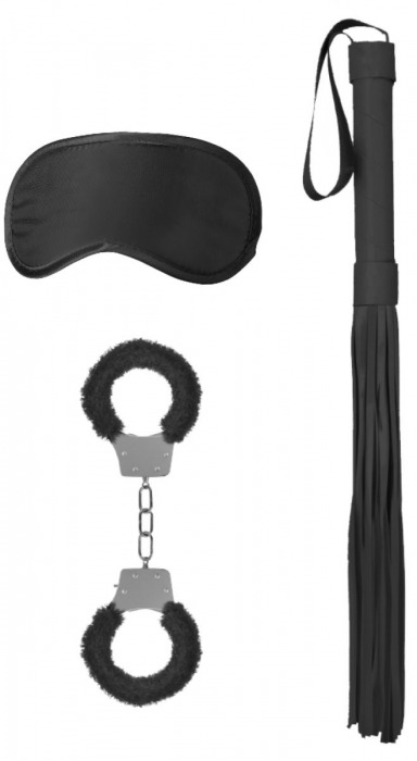 Черный набор для бондажа Introductory Bondage Kit №1 - Shots Media BV - купить с доставкой в Иваново