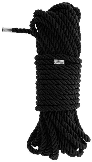 Черная веревка для бондажа BONDAGE ROPE - 10 м. - Dream Toys - купить с доставкой в Иваново