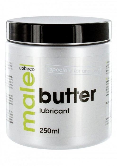 Анальный лубрикант MALE Cobeco Butter Lubricant - 250 мл. - Cobeco - купить с доставкой в Иваново