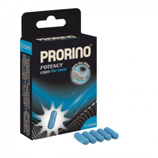 БАД для мужчин ero black line PRORINO Potency Caps for men - 5 капсул - Ero - купить с доставкой в Иваново