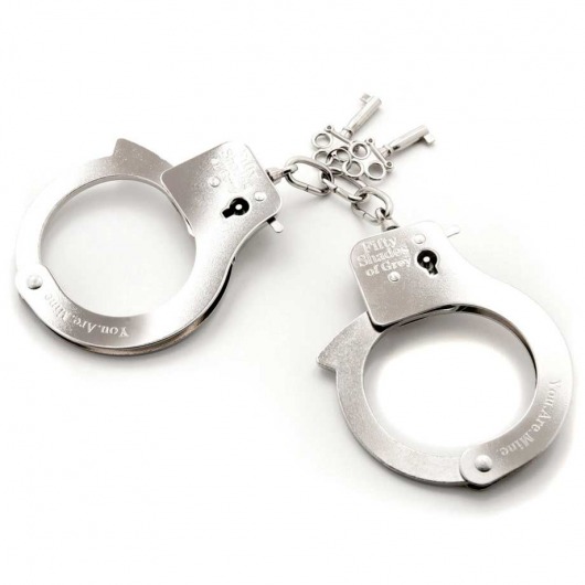 Металлические наручники Metal Handcuffs - Fifty Shades of Grey - купить с доставкой в Иваново