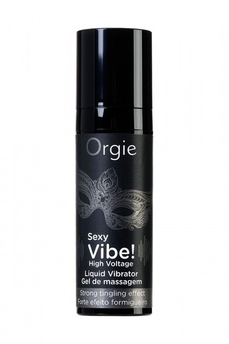 Гель для массажа ORGIE Sexy Vibe High Voltage с эффектом вибрации - 15 мл. - ORGIE - купить с доставкой в Иваново