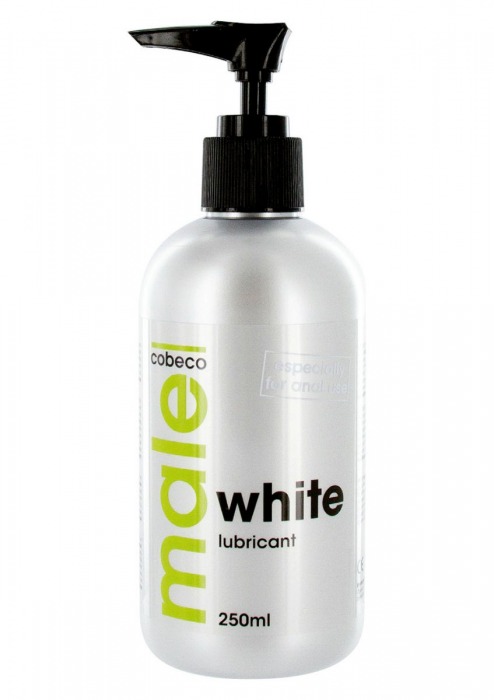 Анальная смазка на водной основе MALE Cobeco White Lubricant - 250 мл. - Cobeco - купить с доставкой в Иваново