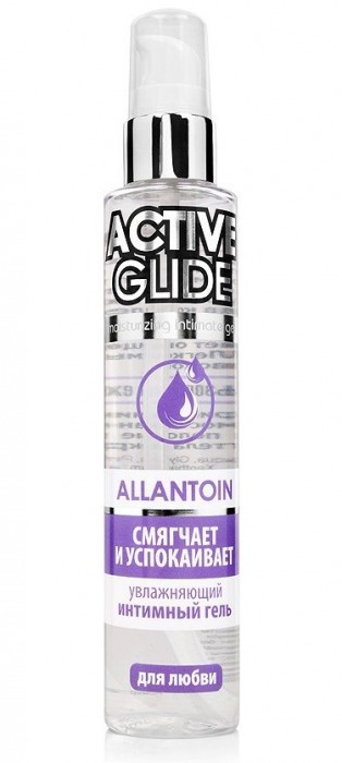 Увлажняющий интимный гель Active Glide Allantoin - 100 гр. - Биоритм - купить с доставкой в Иваново