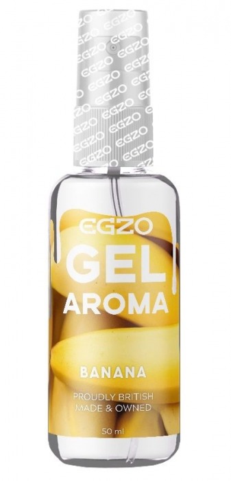 Интимный лубрикант EGZO AROMA с ароматом банана - 50 мл. - EGZO - купить с доставкой в Иваново