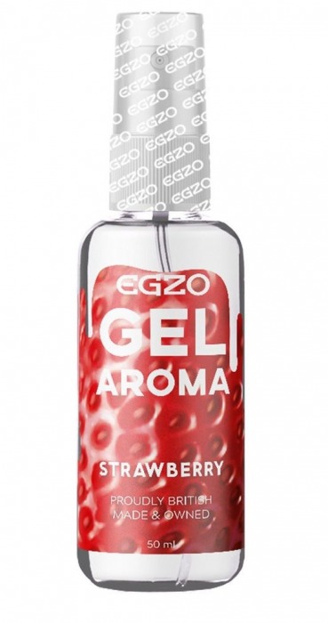 Интимный лубрикант EGZO AROMA с ароматом клубники - 50 мл. - EGZO - купить с доставкой в Иваново