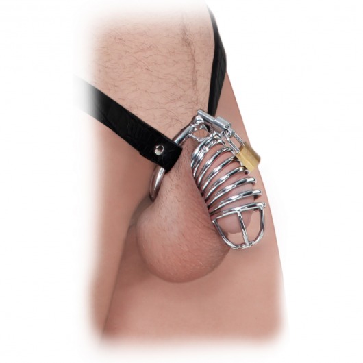 Кольцо верности Extreme Chastity Belt с фиксацией головки - Pipedream - купить с доставкой в Иваново