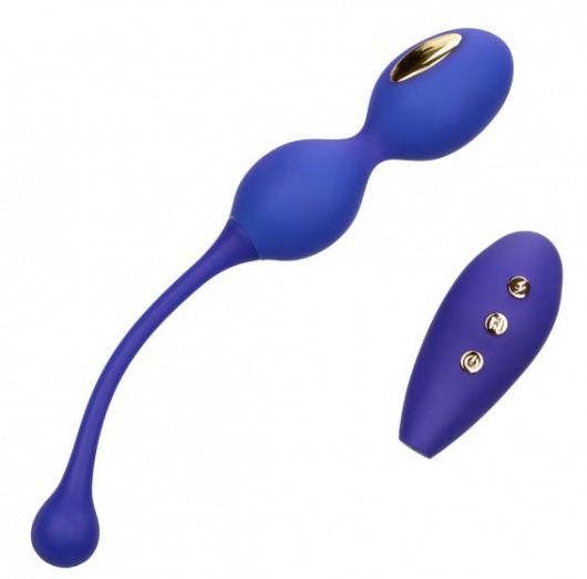 Фиолетовые виброшарики с электростимуляцией Impulse Intimate E-Stimulator Dual Kegel - California Exotic Novelties - купить с доставкой в Иваново