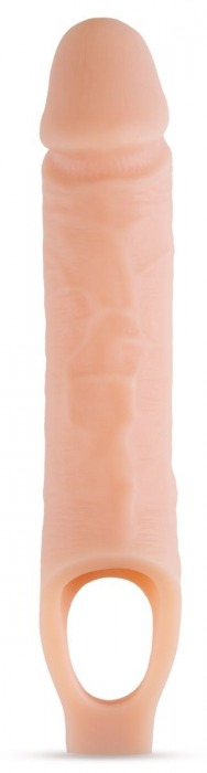 Телесный реалистичный фаллоудлинитель 10 Inch Silicone Cock Sheath Penis Extender - 25,4 см. - Blush Novelties - в Иваново купить с доставкой