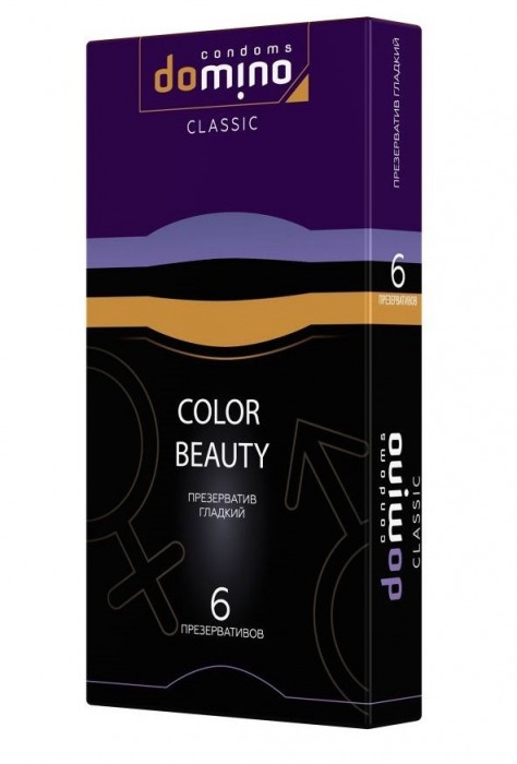 Разноцветные презервативы DOMINO Colour Beauty - 6 шт. - Domino - купить с доставкой в Иваново