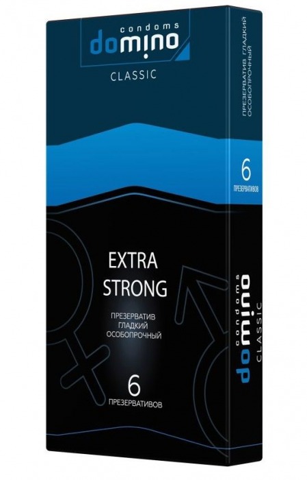 Суперпрочные презервативы DOMINO Extra Strong - 6 шт. - Domino - купить с доставкой в Иваново