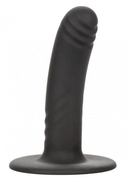 Черный анальный стимулятор 4.75” Ridged Probe - 12 см. - California Exotic Novelties - купить с доставкой в Иваново