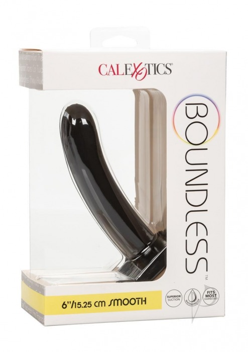 Черный анальный стимулятор Silicone Smooth Probe - 15,25 см. - California Exotic Novelties - купить с доставкой в Иваново