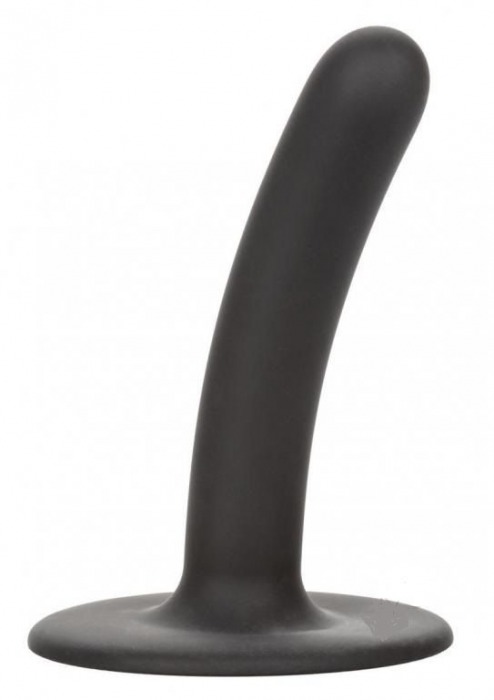 Черный силиконовый анальный стимулятор 7” Smooth Probe - 17,75 см. - California Exotic Novelties - купить с доставкой в Иваново