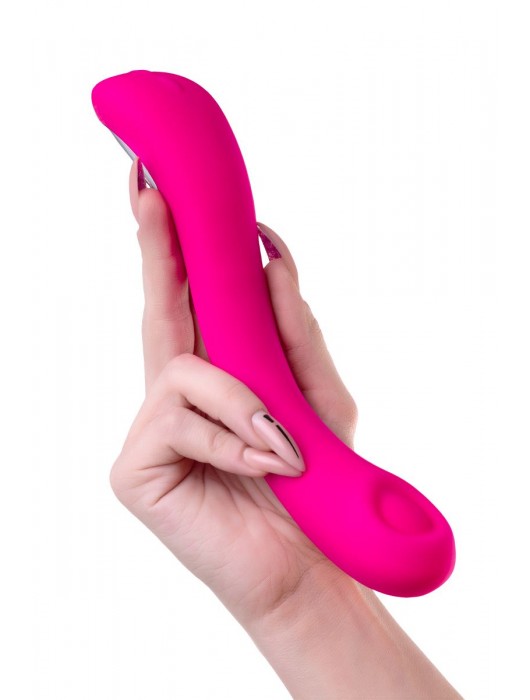 Ярко-розовый вибратор Lovense Osci 2 - 22 см. - Lovense
