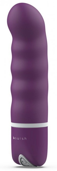 Фиолетовый мини-вибратор Bdesired Deluxe Pearl - 15,3 см. - B Swish
