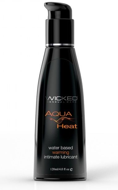 Согревающий лубрикант на водной основе Wicked AQUA HEAT - 120 мл. - Wicked - купить с доставкой в Иваново