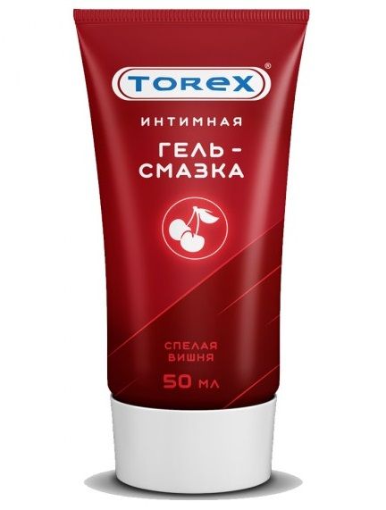 Смазка на водной основе TOREX  Спелая вишня  - 50 мл. - Torex - купить с доставкой в Иваново