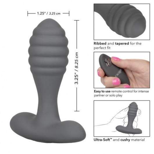 Серый вибронабор Silicone Remote Adventure Set - California Exotic Novelties