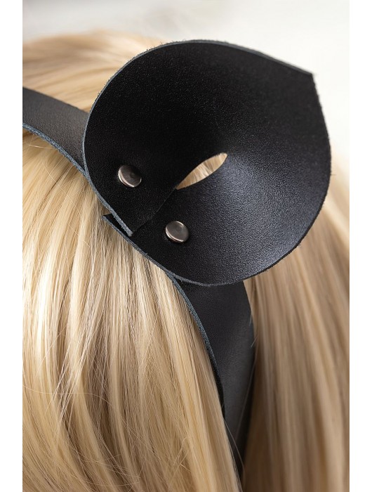 Оригинальные ушки  Кошка  на кожаном ремешке - Штучки-дрючки купить с доставкой