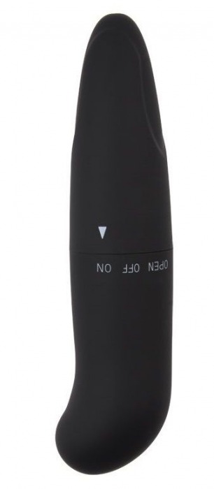 Черный вибратор Powerful Invigorate G-Spot - 12,5 см. - Chisa