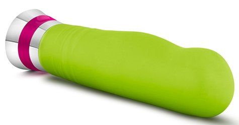 Лаймовый вибромассажер LUCENT - 17,2 см. - Blush Novelties