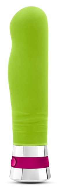 Лаймовый вибромассажер LUCENT - 17,2 см. - Blush Novelties
