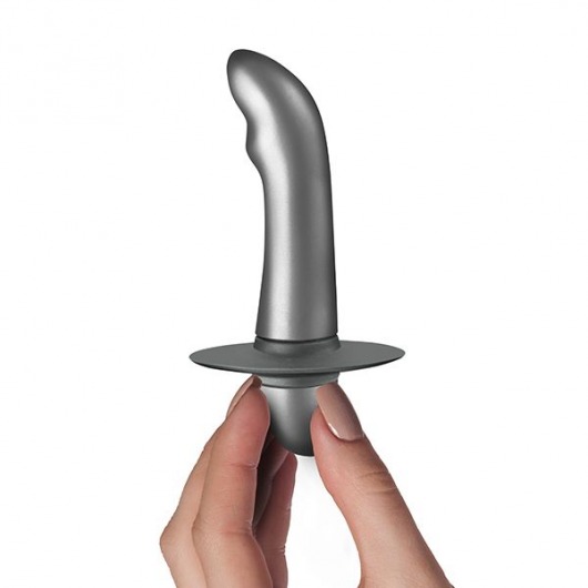 Серый массажер простаты Climaximum Gratus - 10 см. - Rocks-Off - в Иваново купить с доставкой